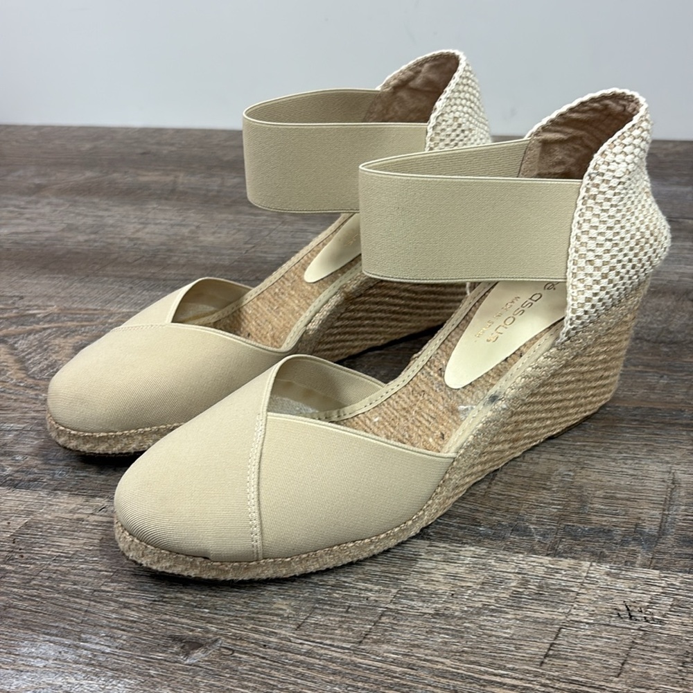 André Assous ANOUKA Espadrille Wedge Size 9